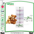 Brinquedos de pelúcia Rotating Spinner Display Rack Stand